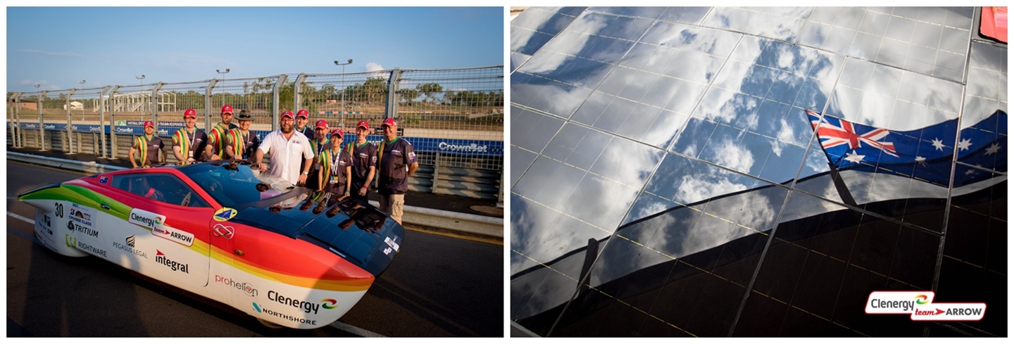 Clenergy TeamArrow at World Solar Challenge 2017 08