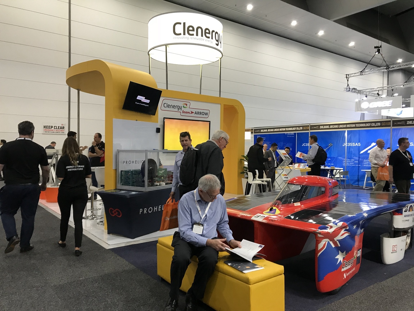 Clenergy Solar Car at All-Energy Australia 2019